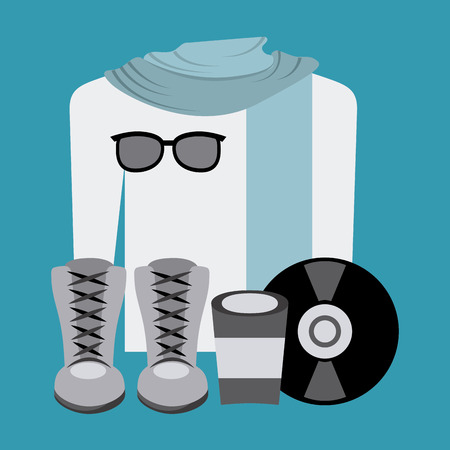 hipster style design, vector illustration eps10 graphicのイラスト素材