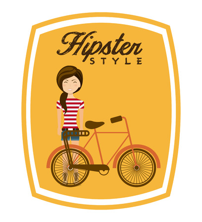 hipster style design, vector illustration eps10 graphicのイラスト素材