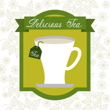 tea time design, vector illustration eps10 graphicのイラスト素材