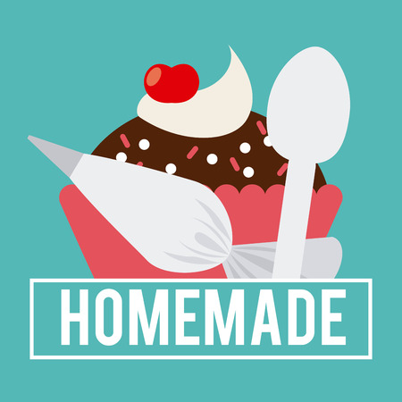 homemade delights design, vector illustration eps10 graphicのイラスト素材