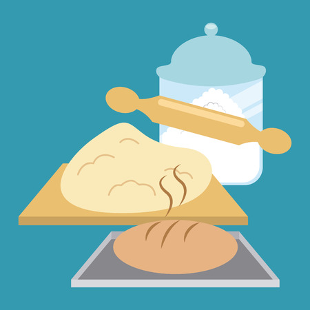 homemade delights design, vector illustration eps10 graphicのイラスト素材