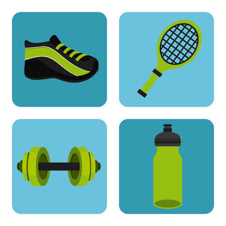 healthy lifestyle design, vector illustration eps10 graphicのイラスト素材