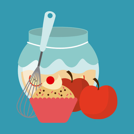 homemade delights design, vector illustration eps10 graphicのイラスト素材
