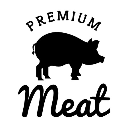 seal butcher design のイラスト素材