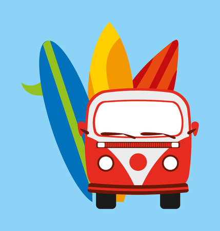 summer vacations design のイラスト素材