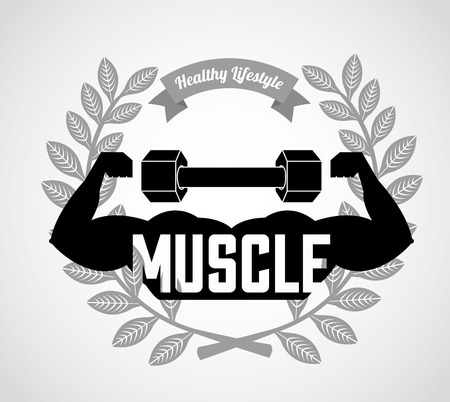 healthy lifestyle design, vector illustration eps10 graphicのイラスト素材