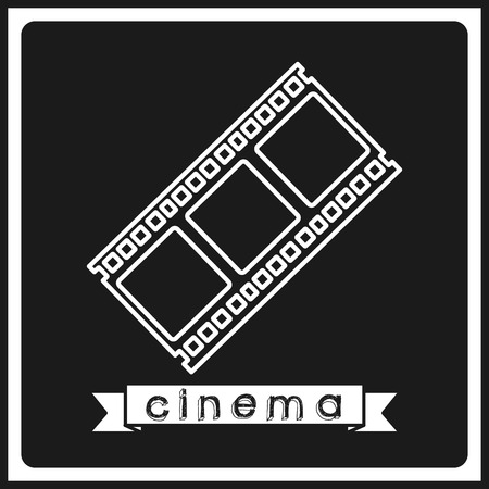 cinema icon design のイラスト素材