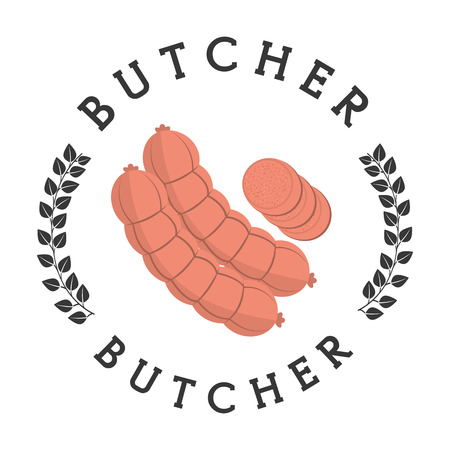 seal butcher design のイラスト素材