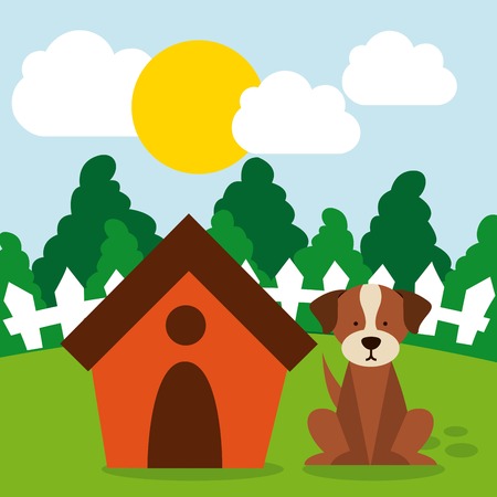 domestic animals design, vector illustration graphicのイラスト素材
