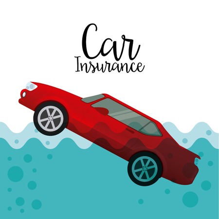 car insurance design, vector illustration graphicのイラスト素材