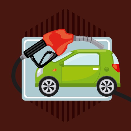 service station design, vector illustration graphicのイラスト素材