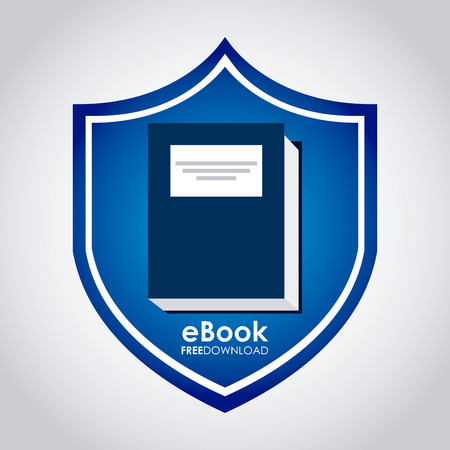 ebook icon design, vector illustration eps10 graphicのイラスト素材