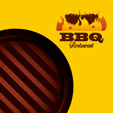 delicious barbecue design, vector illustration eps10 graphicのイラスト素材
