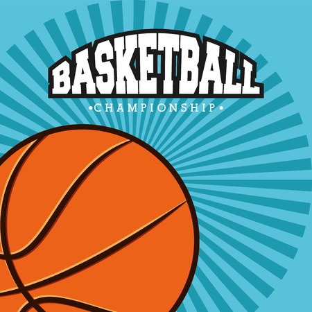 basketball sport design, vector illustration eps10 graphicのイラスト素材