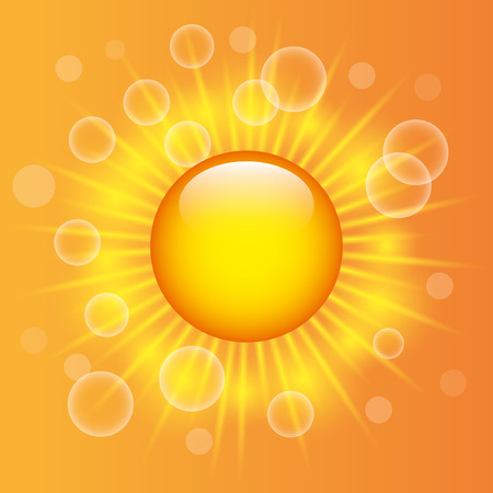 Sun and summer design, vector illustration eps 10.のイラスト素材