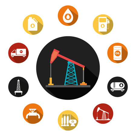 Petroleum industry design, vector illustration eps 10.のイラスト素材