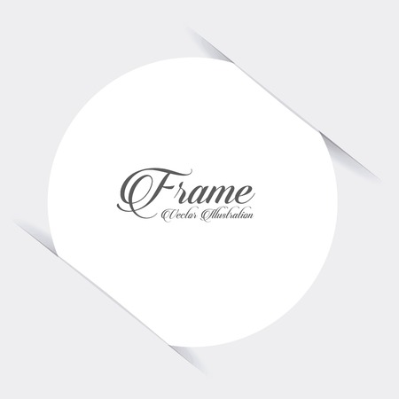beauty frame design, vector illustration eps10 graphicのイラスト素材