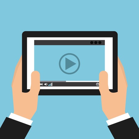 media player design, vector illustration eps10 graphicのイラスト素材