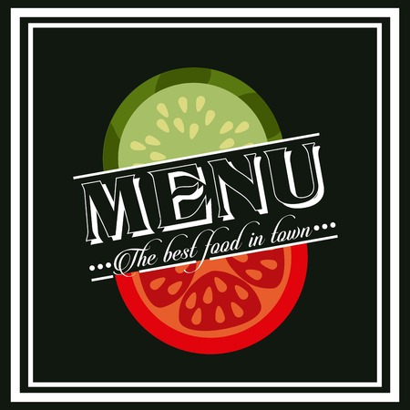 menu restaurant design, vector illustration eps10 graphicのイラスト素材