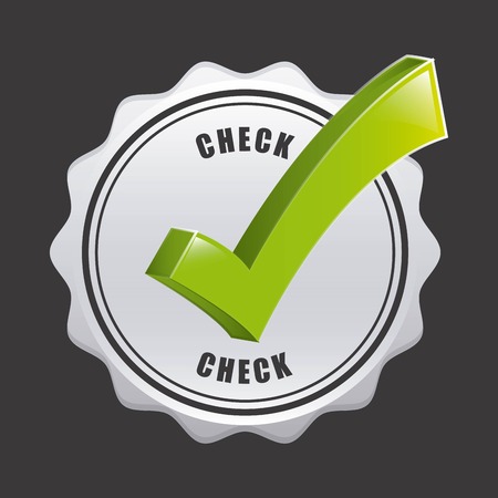 check icon design, vector illustration eps10 graphicのイラスト素材