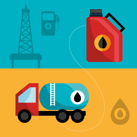 Petroleum industry design, vector illustration eps 10.のイラスト素材