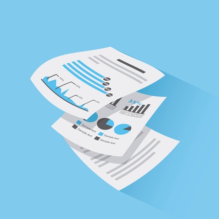 financial startup design, vector illustration eps10 graphicのイラスト素材