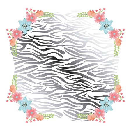 animal print design, vector illustration eps10 graphicのイラスト素材