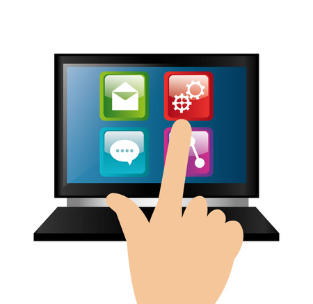Mobile technology design, vector illustration eps 10.のイラスト素材