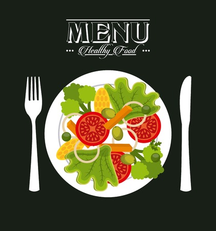 menu restaurant design, vector illustration eps10 graphicのイラスト素材