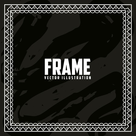 beauty frame design, vector illustration eps10 graphicのイラスト素材