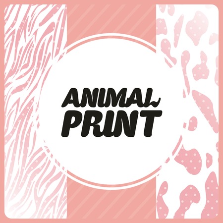 animal print design, vector illustration eps10 graphicのイラスト素材