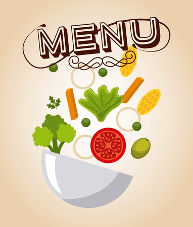 menu restaurant design, vector illustration eps10 graphicのイラスト素材