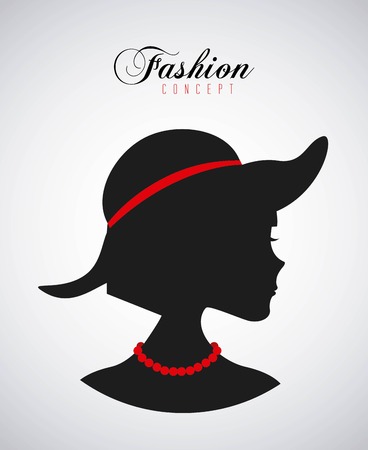 fashion female design, vector illustration eps10 graphicのイラスト素材