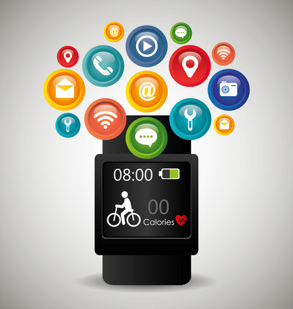 Mobile technology design, vector illustration eps 10.のイラスト素材