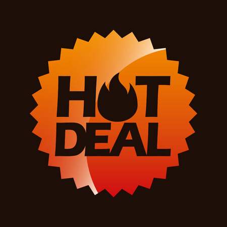 hot deal design, vector illustration eps10 graphicのイラスト素材