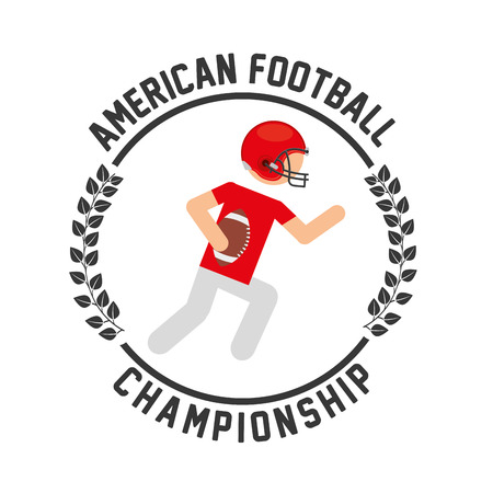 american football design, vector illustration eps10 graphicのイラスト素材
