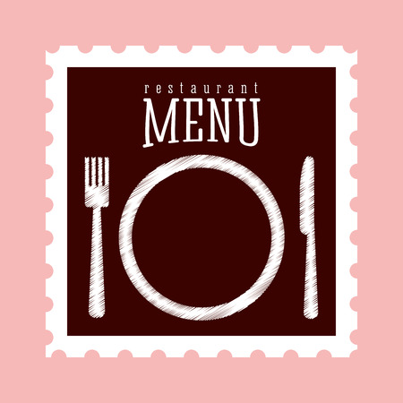 menu restaurant design, vector illustration eps10 graphicのイラスト素材