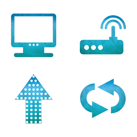 computer icons design, vector illustration eps10 graphicのイラスト素材