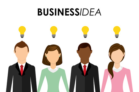 thinking people design, vector illustration eps10 graphicのイラスト素材