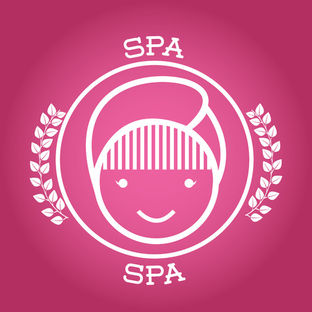 spa icon design, vector illustration eps10 graphicのイラスト素材
