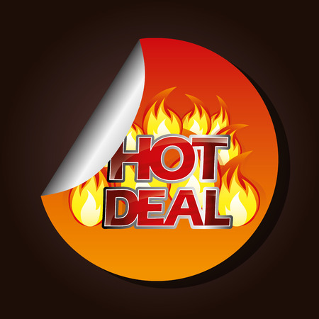 hot deal design, vector illustration eps10 graphicのイラスト素材