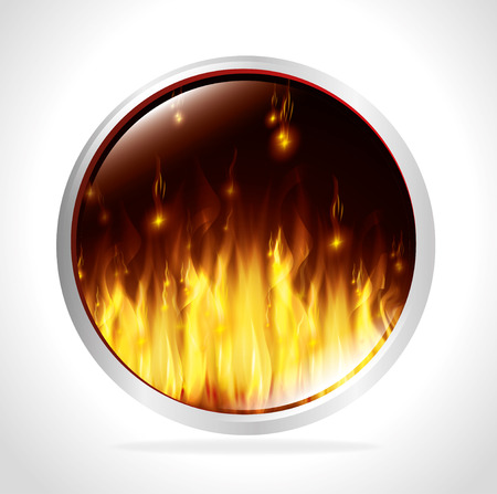 Fire digital design, vector illustration eps 10.のイラスト素材