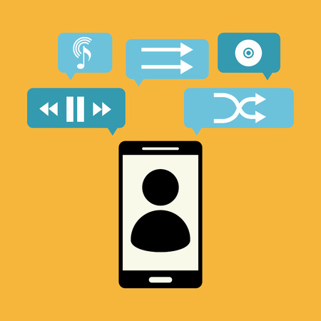 music lifestyle design, vector illustration eps10 graphicのイラスト素材