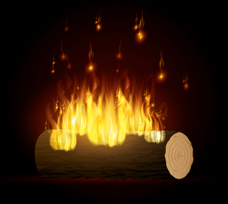 Fire digital design, vector illustration eps 10.のイラスト素材