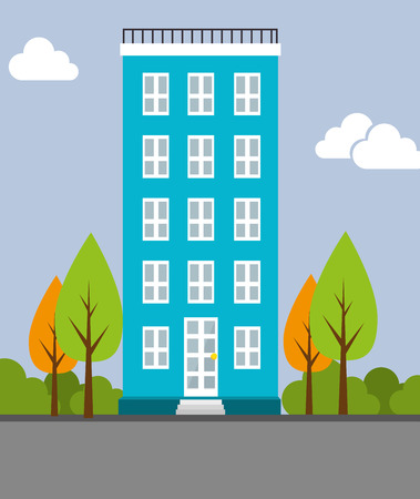 City urban design, vector illustration eps 10.のイラスト素材