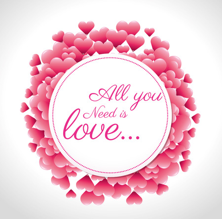 Romantic love design, vector illustration eps 10.のイラスト素材