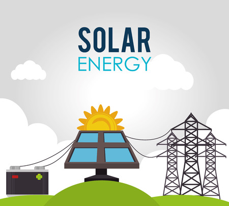 Green energy design, vector illustration eps 10.のイラスト素材