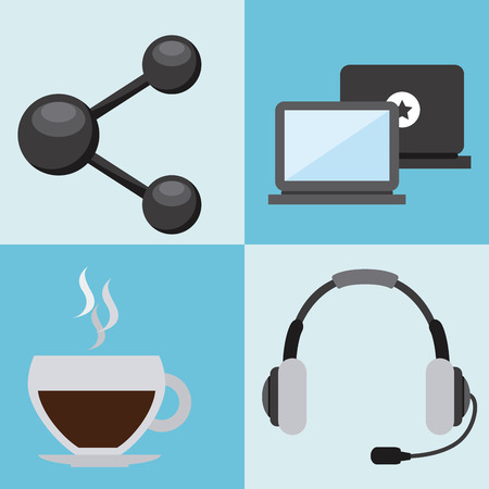 social media design, vector illustration eps10 graphicのイラスト素材