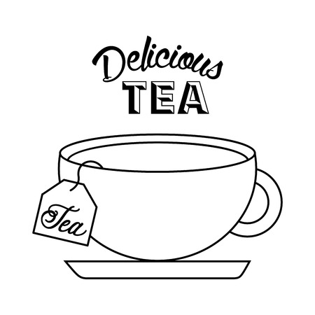 delicious tea design, vector illustration eps10 graphicのイラスト素材
