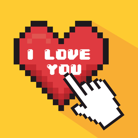 Romantic love design, vector illustration eps 10.のイラスト素材